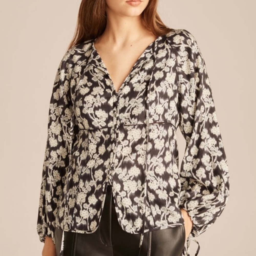 NWT Rebecca Taylor BNW Alicia Top Size 8